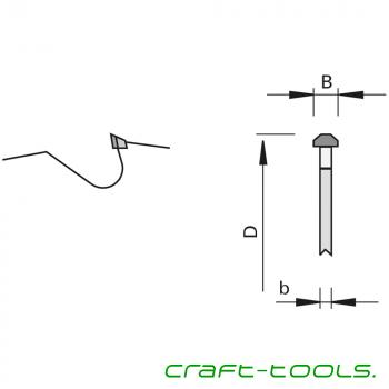 Stehle 3104L Nutfräser - für Lamello Clamex P® - Zeichnung 50660346
