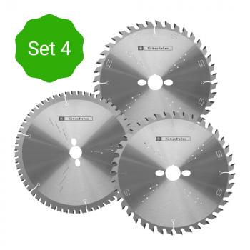 Stehle „HW Kreissägeblatt-Set 4“ Ø 190x30 3-teilig