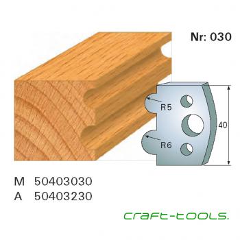 Stehle 50403030 Nr.030 Profilmesser 40x45x4 mm Komplett