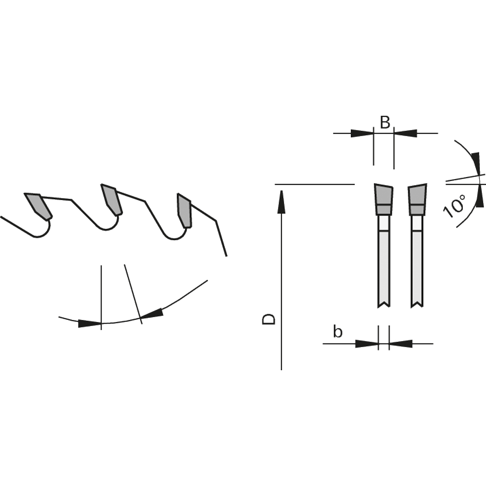 Stehle HW ZQW Zuschneid-Kreissägeblatt 400x3,5/2,5x30mm Z=28 Wechselzahn 