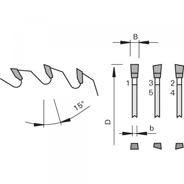 Stehle RNK Matador Nut-Kreissägeblatt HW - Zeichnung 50806250