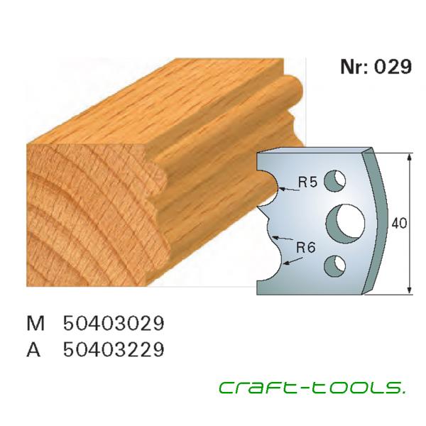 Stehle 50403029 Nr.029 Profilmesser 40x45x4 mm Komplett