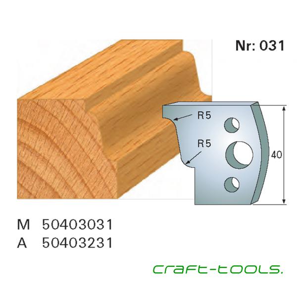 Stehle 50403031 Nr.031 Profilmesser 40x45x4 mm Komplett